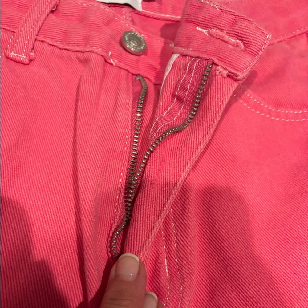 Women's Princess Polly Pink Wide Leg Jeans - Size 4 NWOT - Picture 6 of 9